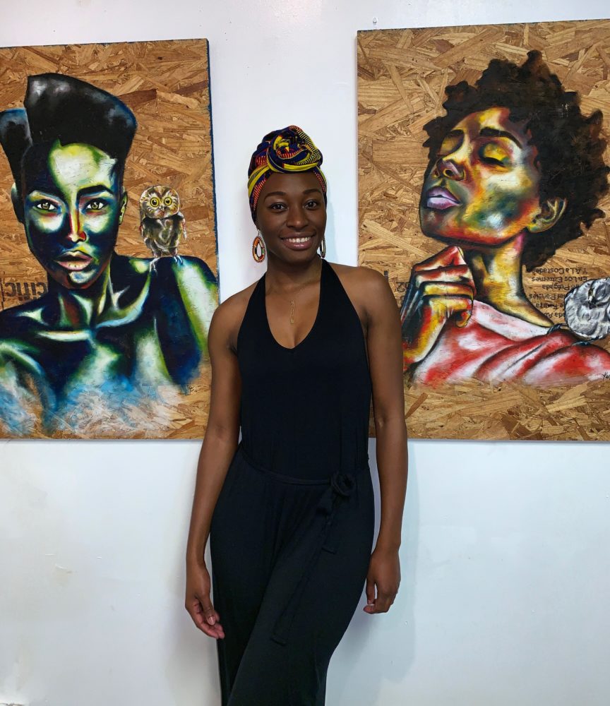 Meet Kiarra, An Eco-Consious Painter Giving New Life To Recycled Wood